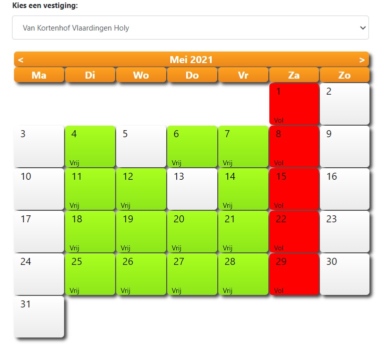 Plan hier uw reparatie-afspraak