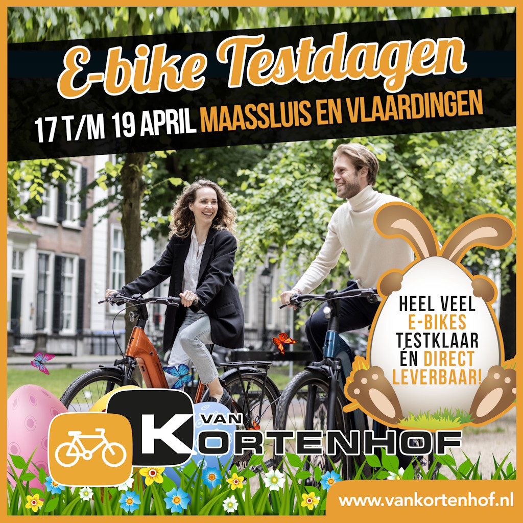E-bike Testdagen 17-19 april bij Van Kortenhof