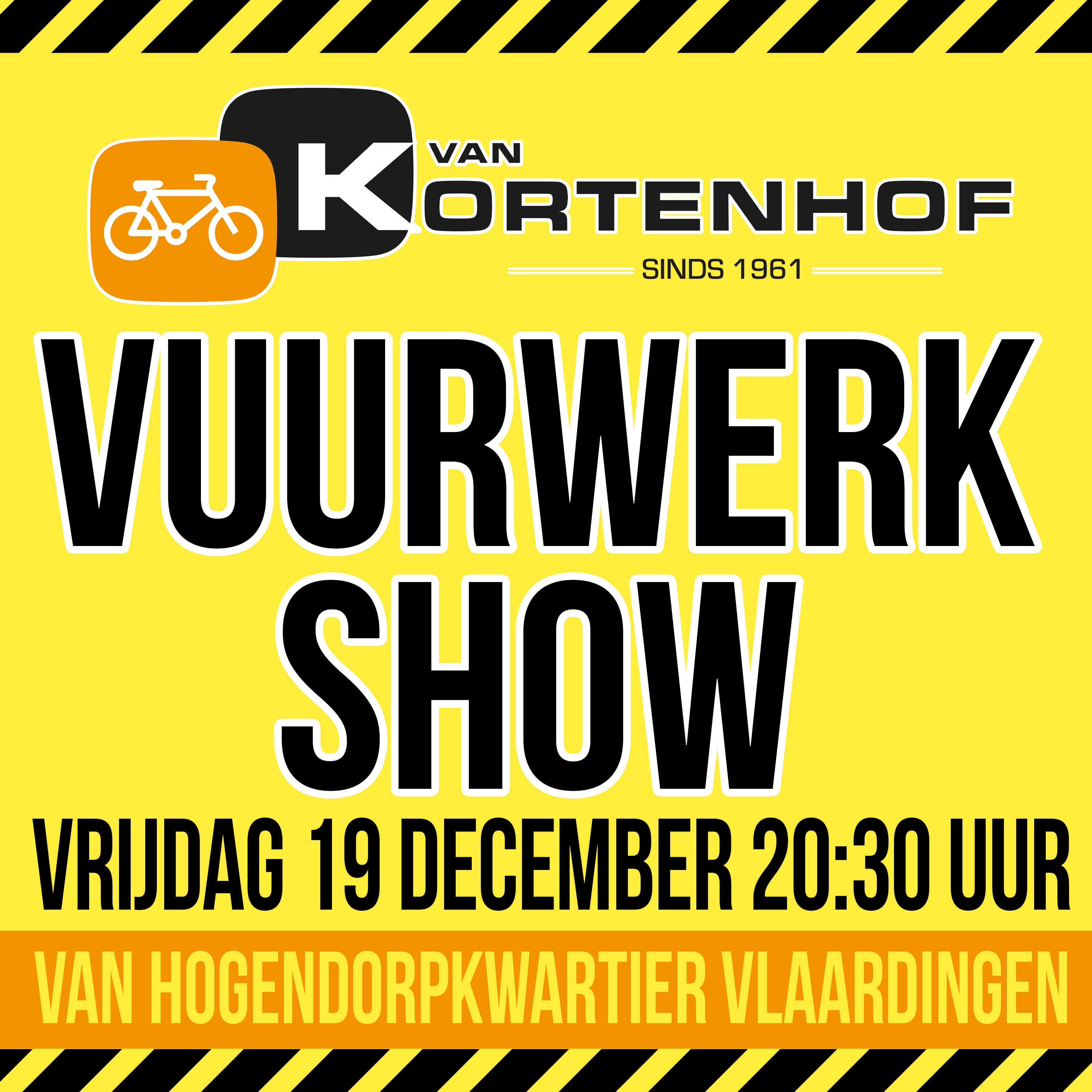19 december: Vuurwerkshow!