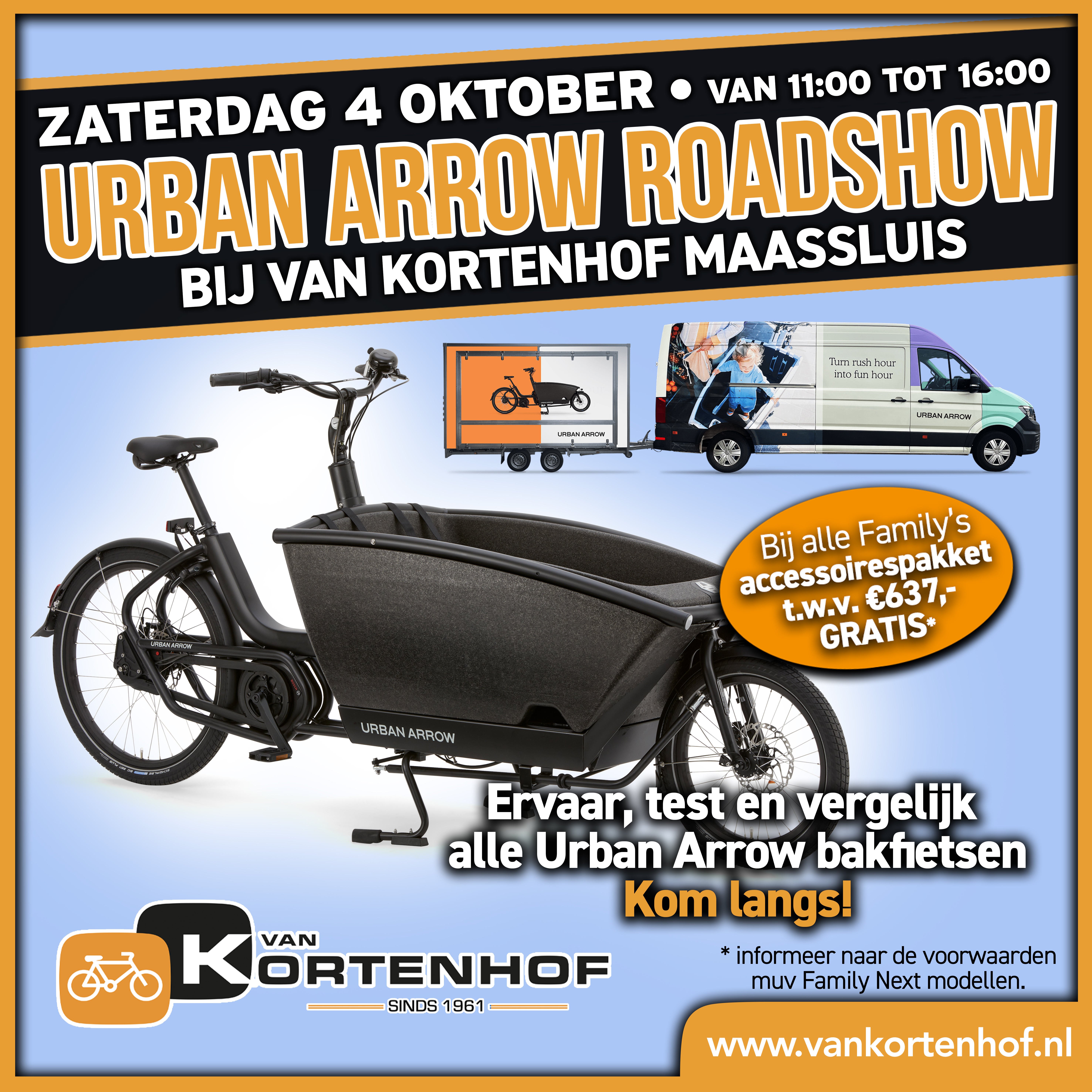 4 okt => Urban Arrow Roadshow