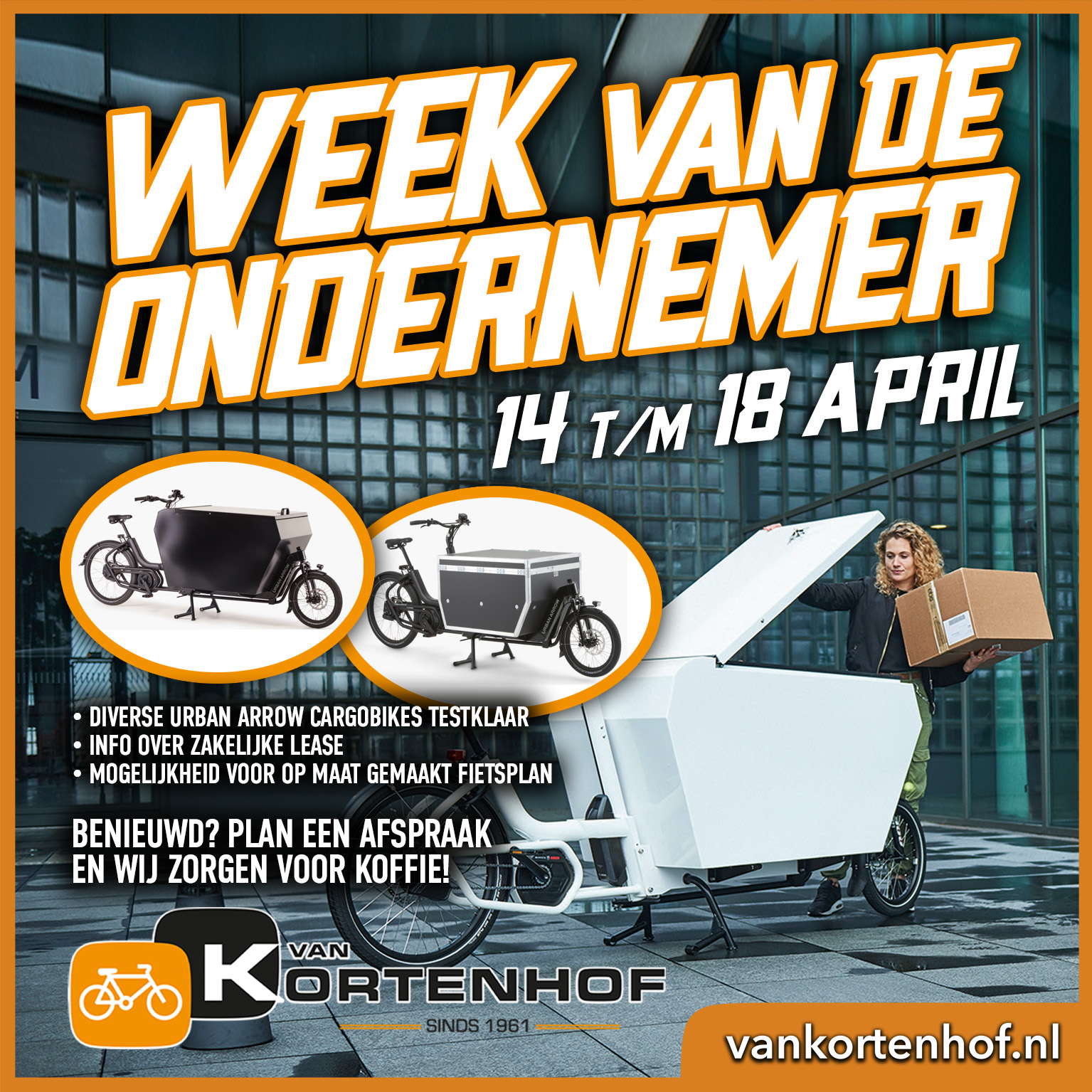 🚲 Week van de Ondernemer bij Van Kortenhof Maassluis 🚲